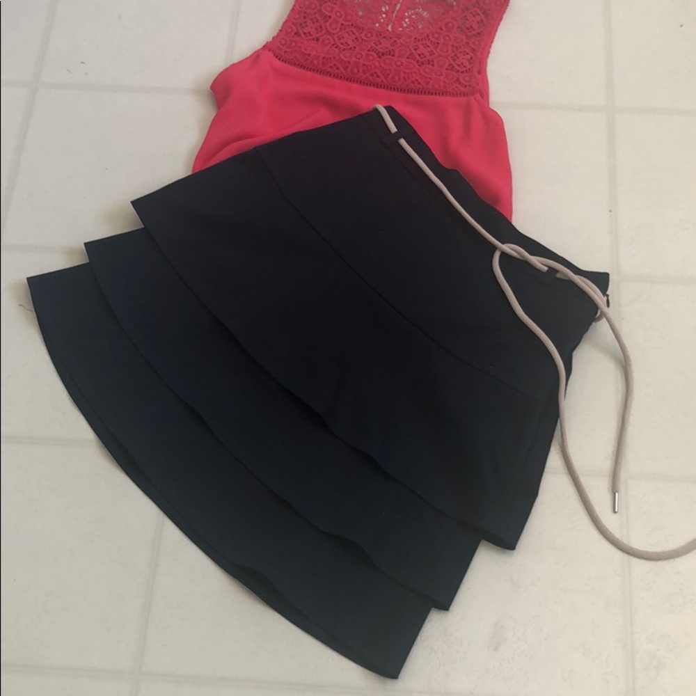 Anne Taylor Tiered Ruffle Skirt